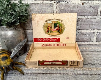 cleopatra tobacco Products Eastern Company painted leather colours can vary slightly. Antique Antonio & Cleopatra Cigar