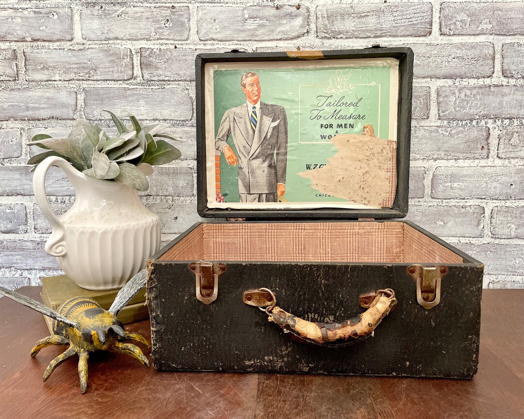 W Z Gibson Tailor Chicago Advertising Salesman Sample Case Etsy