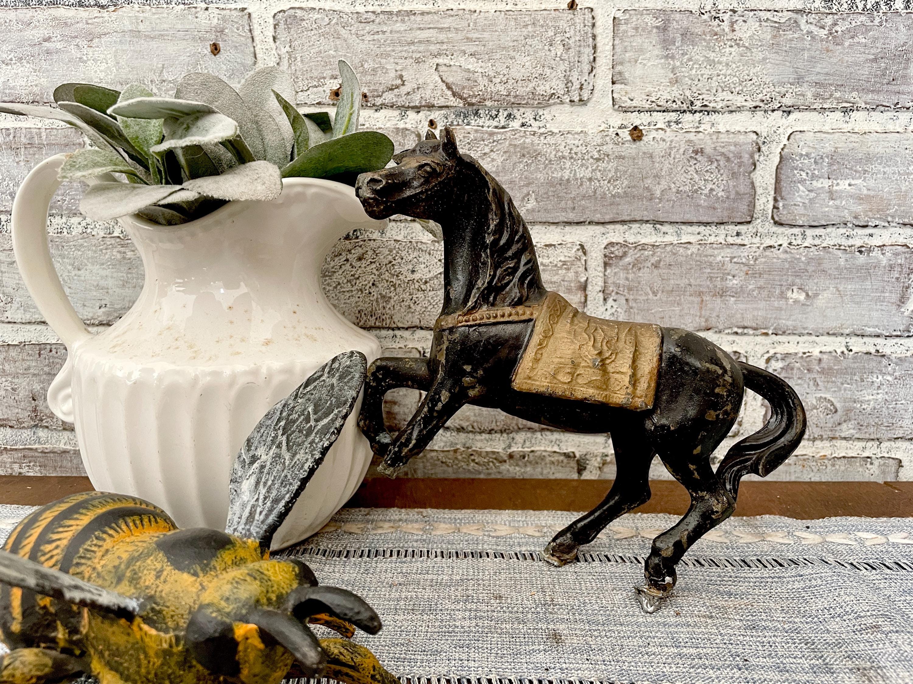 Vend Assiette deco cheval en cuivre DIAM 38 CM - Décoration