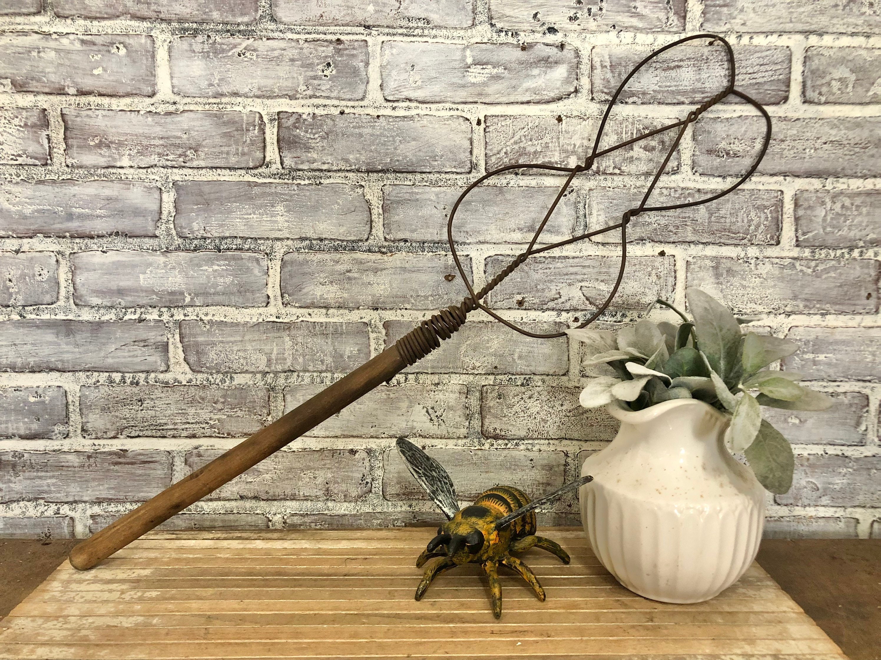 Antique Rug Beater, the Batwing Beater, Farmhouse Decor 