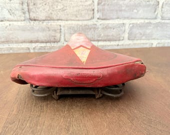 Selle De Vélo Vintage Mesinger - Vélo Ancien - Siège Rétro