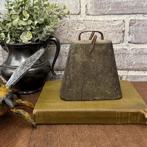 French Farm Livestock Bell! Antique French Country Decor!
