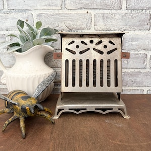 1910’s Marion Giant Flipflop Toaster! No Cord! Rutenber Electric Co! Antique Kitchen!