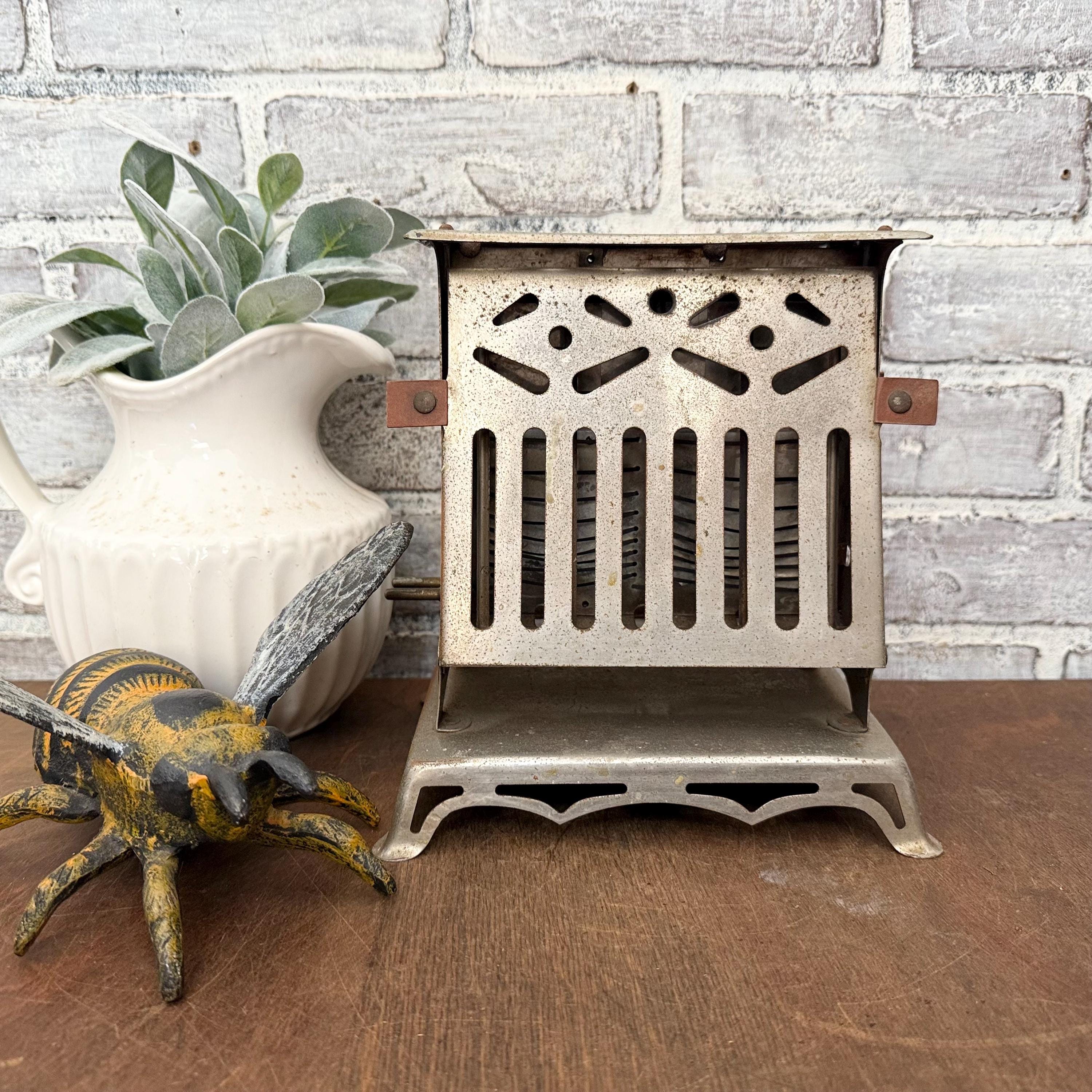 Antique Flip Side Toaster - Etsy