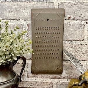 Grater! Bowl Grater! Vintage Kitchen! Rusty Rustic Primitive Decor!