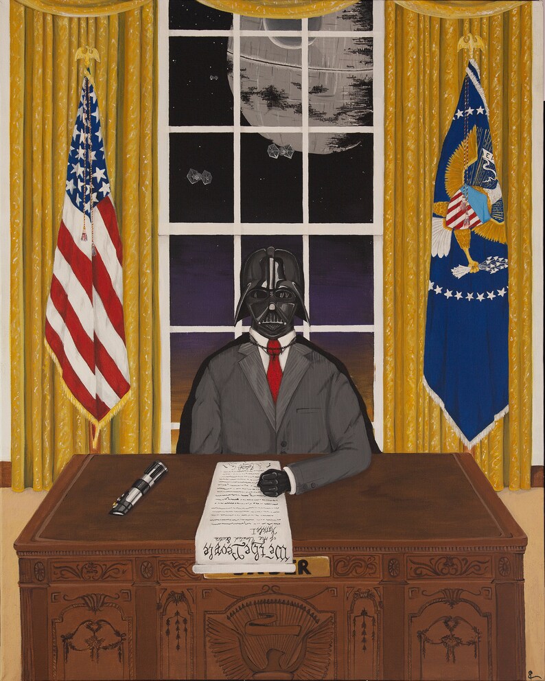 President Vader Was Painted in 2016 for Kicks and Giggles. image 1
