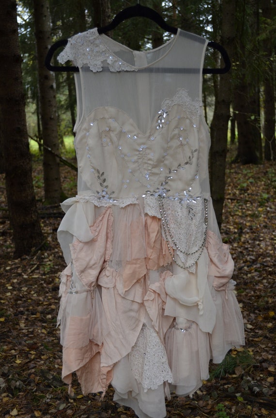 handmade fairy dress Thumbelina Fairy Mint Birthday Dress by Calgary and Ballerini 4 main image 1