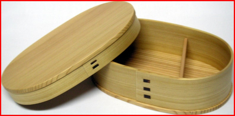 PREMIUM AKITA-SUGI cedar Personalized Handmade Japanese Bento Lunch Box 650 ml Magewappa image 3