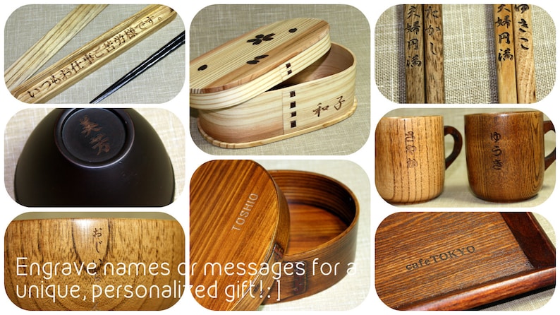 PREMIUM AKITA-SUGI cedar Personalized Handmade Japanese Bento Lunch Box 650 ml Magewappa image 5