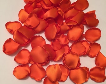orange rose petals etsy