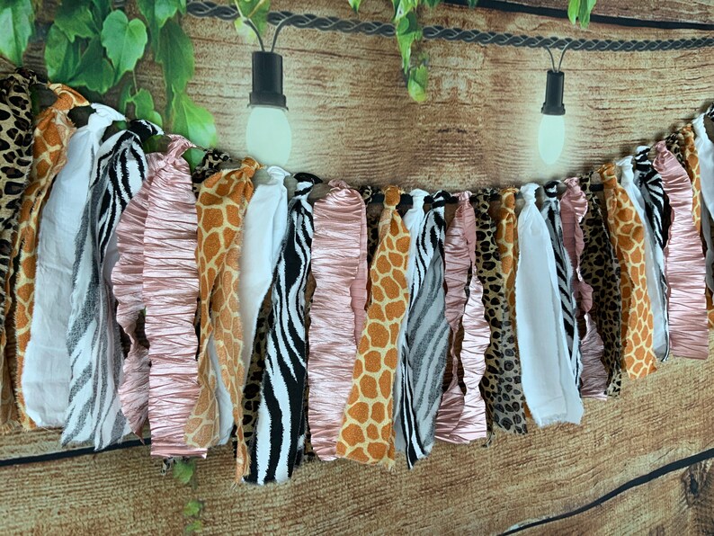 Animal Print Garland/Giraffe Garland/Zebra Garland/Custom Etsy