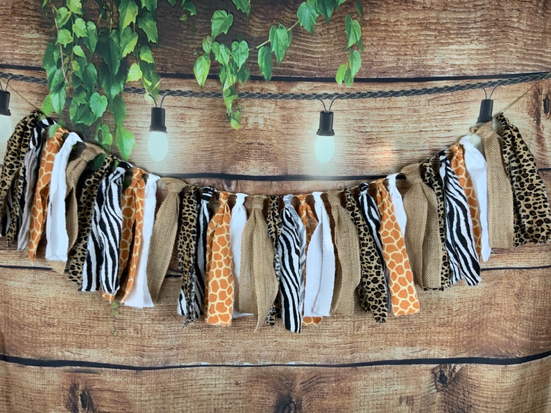 Animal Print Garland/Giraffe Garland/Zebra Garland/Safari Etsy