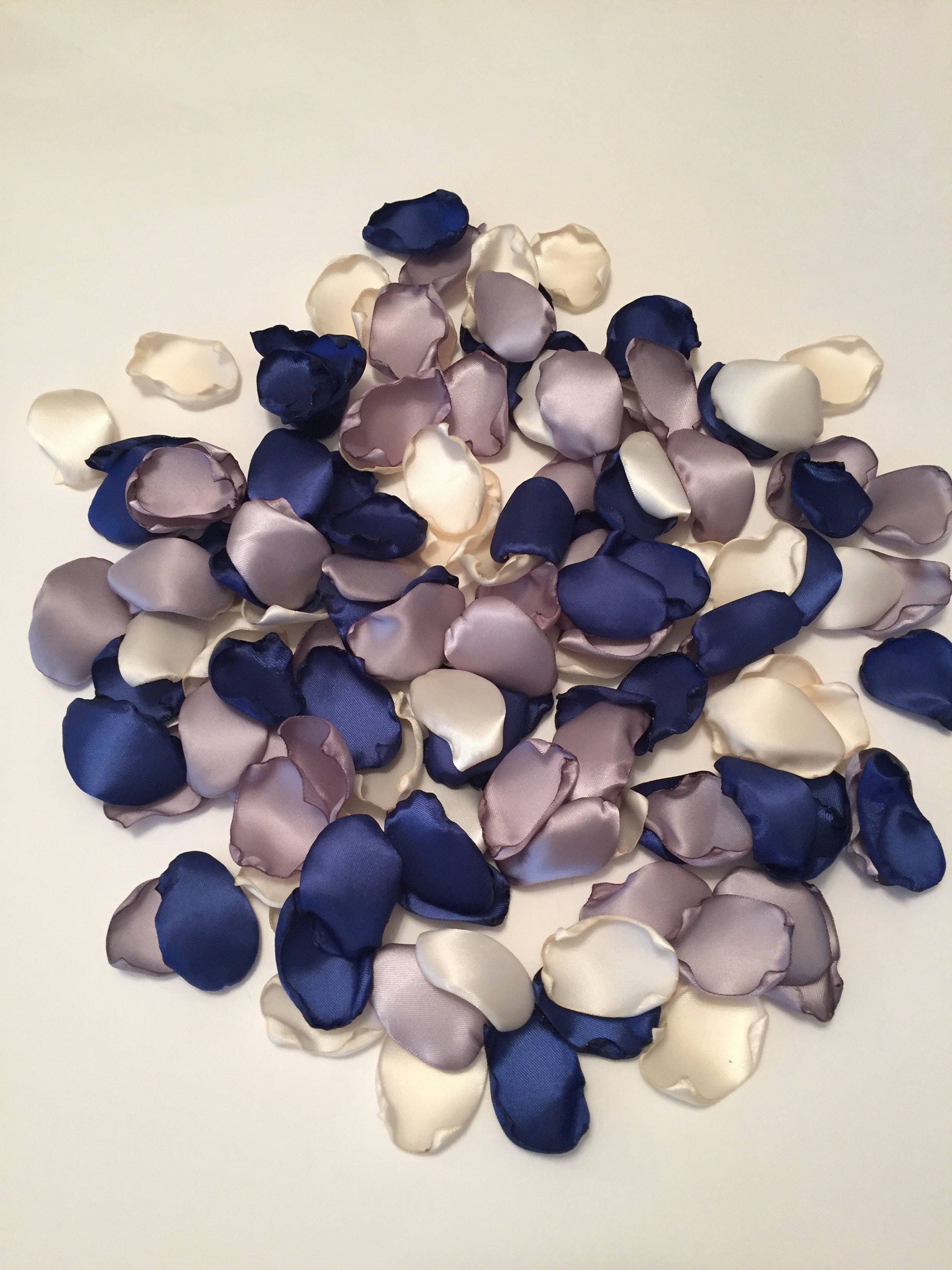 Navy Petals/Scatter Petals/Blue Rose Petals/Blue Wedding Etsy