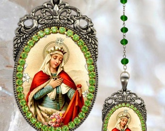 Elizabeth of Hungary  – Rosary - Patroness of Nurses; Bakers; Brides; Dying Children & Homeless People Jewelry Saint Elizabeth of Thuringia