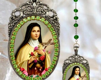 Therese of Lisieux Rosary - The Little Flower - Patroness of Missionaries; HIV/AIDS Sufferers; Florists; Gardeners & Loss of Parents