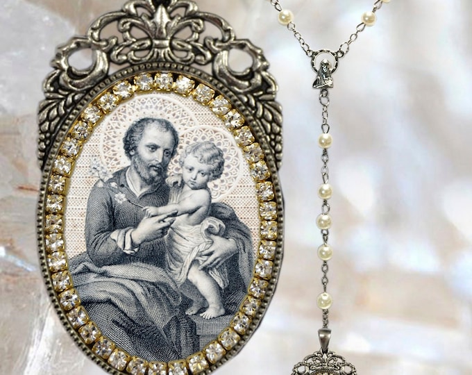 Saint Joseph Rosary - Patron Saint of Unborn Children; Fathers; Immigrants; Workers; Employment; Explorer; Pilgrims; Traveller & Carpenters