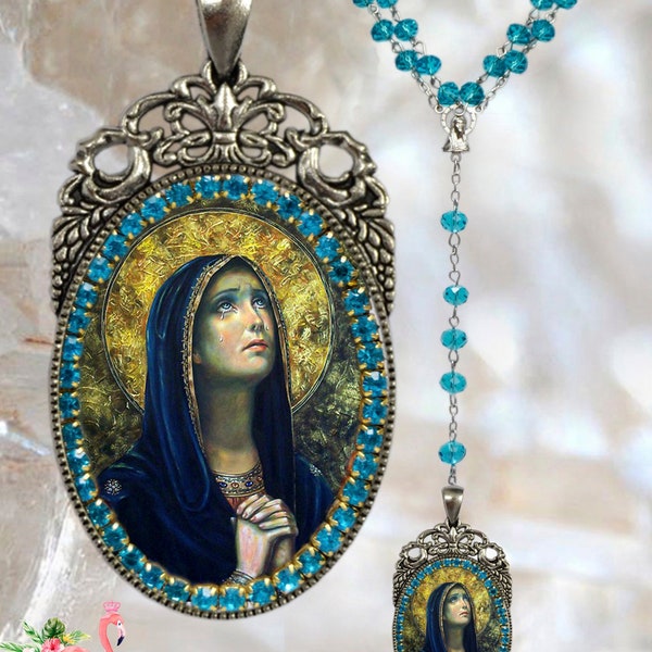 Our Lady of Sorrows Rosary - Patroness of Slovakia; Hungary; Poland; Malta & Mississippi - Mater Dolorosa