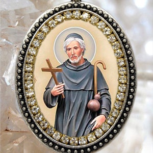Saint Peregrine Handmade Necklace Patron Saint of the Cancer Patients ...