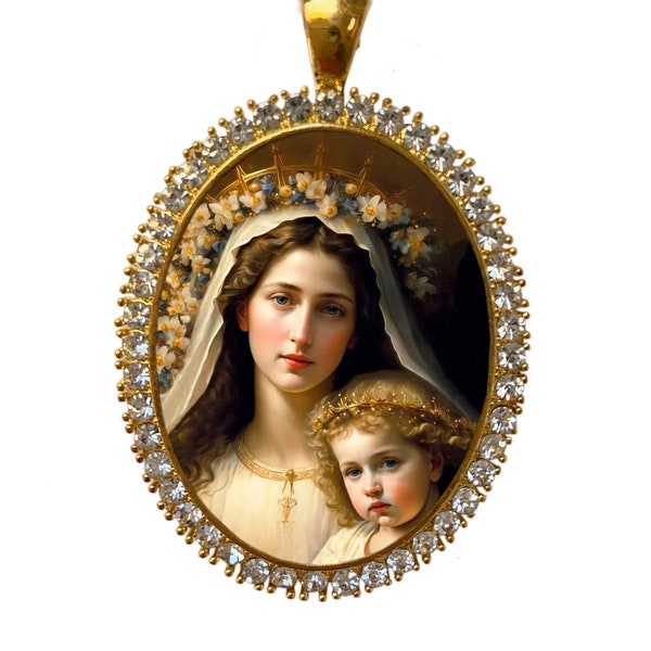 Notre-Dame avec l'Enfant Jésus - Collier