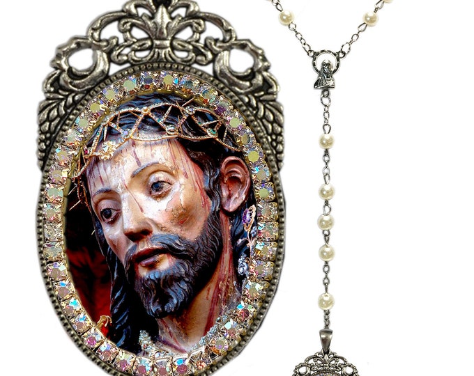 Lord Holy Christ of the Miracles (Azores) - Rosary - Senhor Santo Cristo dos Milagres (Açores) - Handmade Religious Christian Jewelry