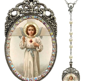 Child Jesus Miraculous Divine Rosary  - Patron Saint of Good Luck; Healing and Blessings