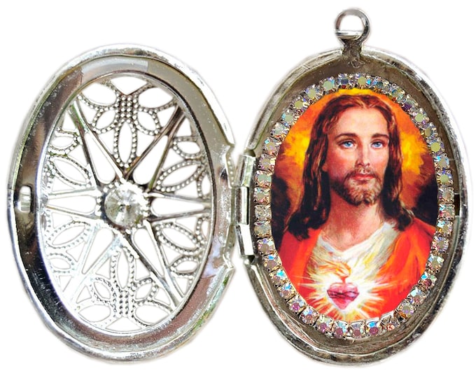 Jesus Christ Stainless Steel Locket - Necklace