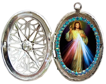 Christ locket best sale