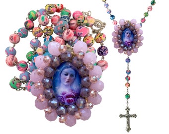 UNIQUE Our Lady Mary Rosary
