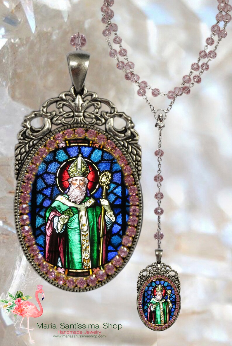 Saint Patrick Rosary Patron Saint of Ireland Engineers Etsy