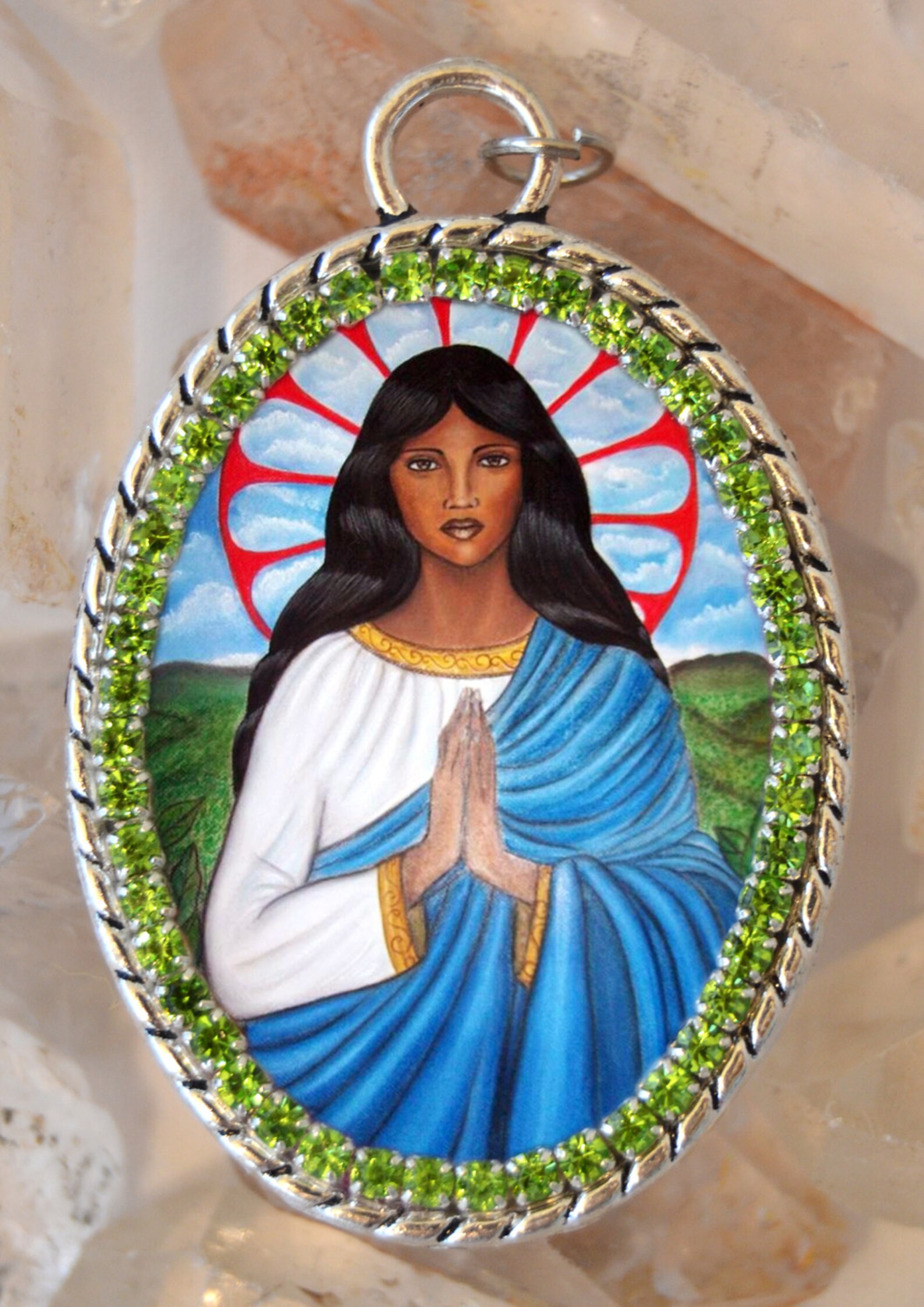 Saint Sarah Kali or Sara Kali Handmade Necklace Gypsies Patron Etsy