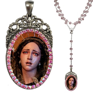 Our Lady of Sorrows Rosary; Seven Sorrows Chaplet Beads; Sorrowful Mother Catholic Prayer Rosary; Marian Devotional Gift; Mater Dolorosa
