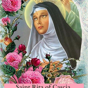 E-BOOK Saint Rita of Cascia - Patronage of Impossible Causes; Mothers; Lost Causes; healing; Digital Book
