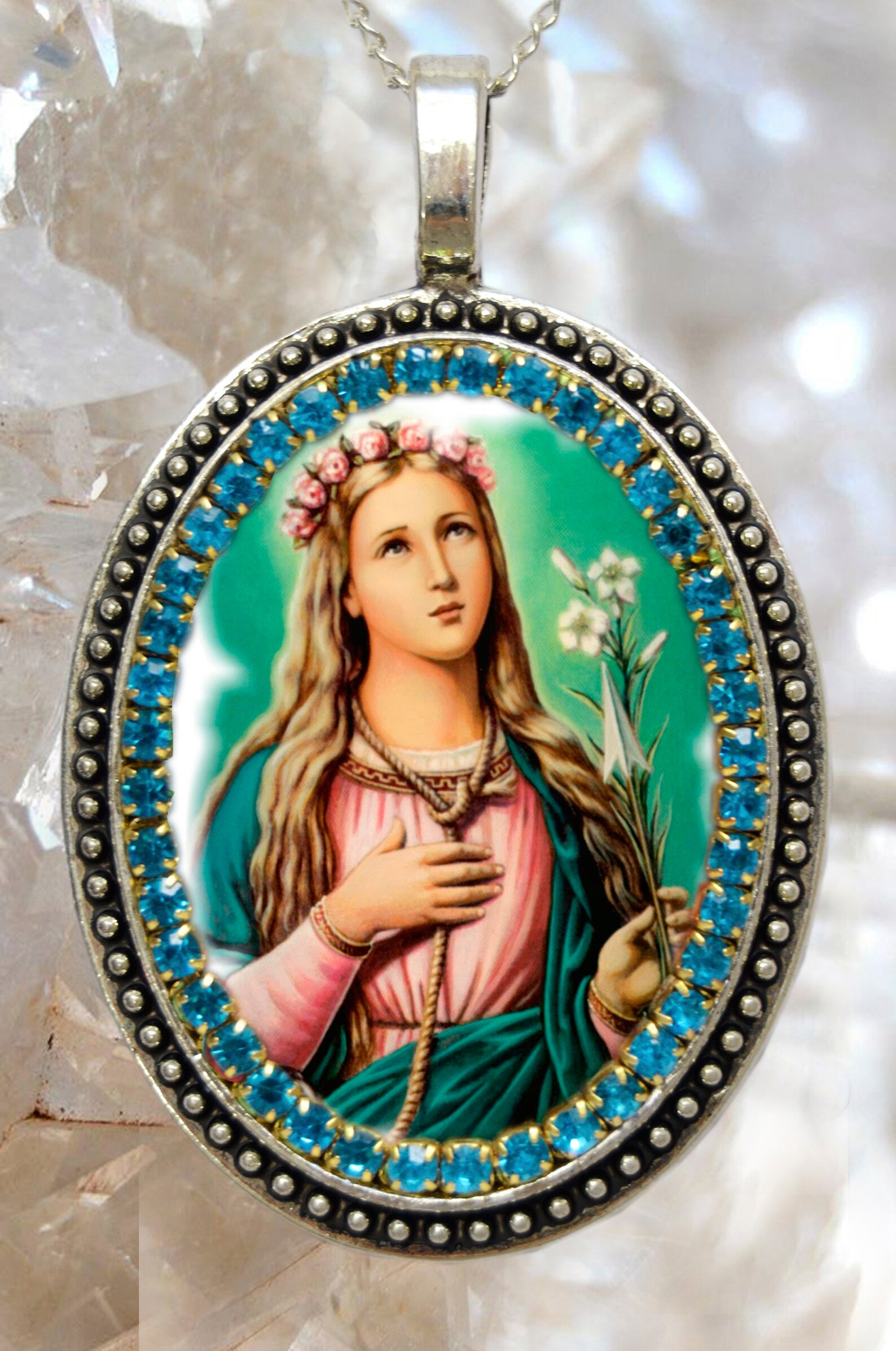 St. Philomena Patron Saint of Babies Infants and Youth Etsy