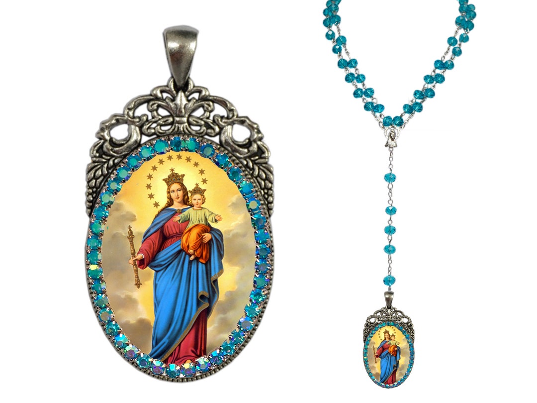 Our Lady Help of Christians Rosary - Symbolizing Her Loving Protection ...