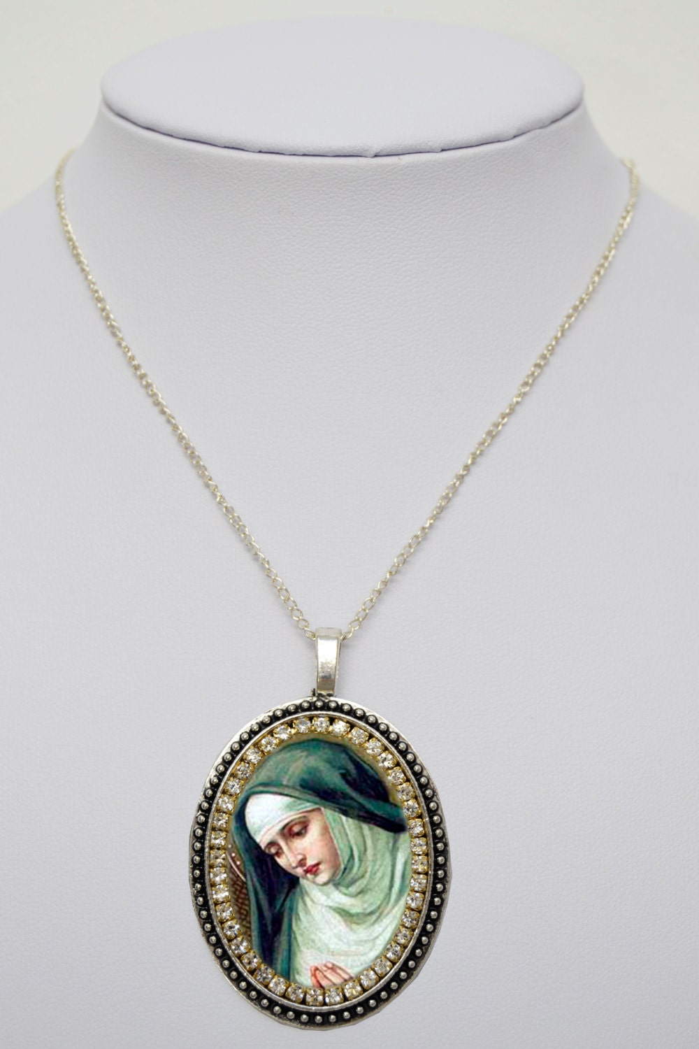Saint Mary Magdalene Handmade Necklace Catholic Christian Religious