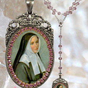 Saint Bernadette Soubirous Rosary Patroness of Bodily - Etsy