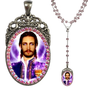 Rosario de Saint Germain - Cuentas de Meditación Llama Violeta - Séptimo Rayo