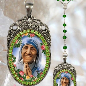 Rosary of Saint Mother Teresa of Calcutta Handmade Catholic - Etsy
