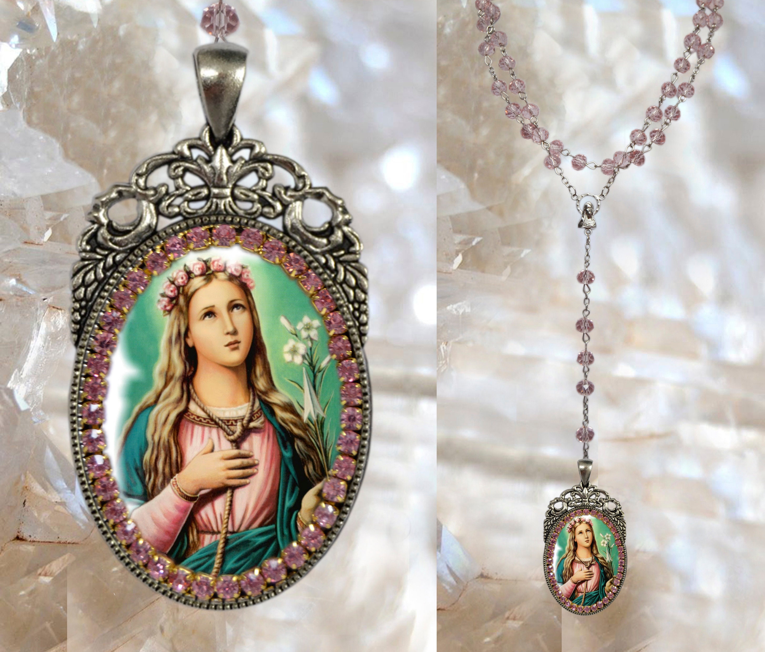 Rosary St. Philomena Patron Saint of Babies, Infants, and Youth