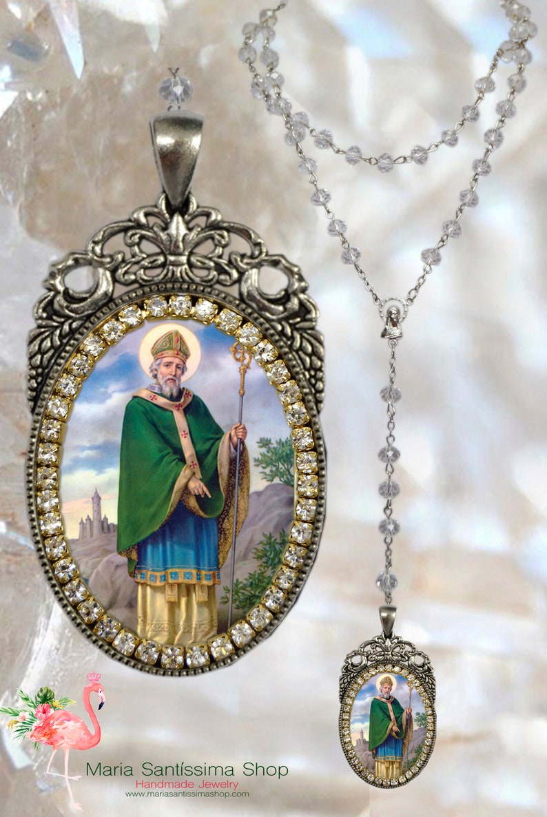 Saint Patrick Rosary Patron Saint of Ireland Engineers Etsy