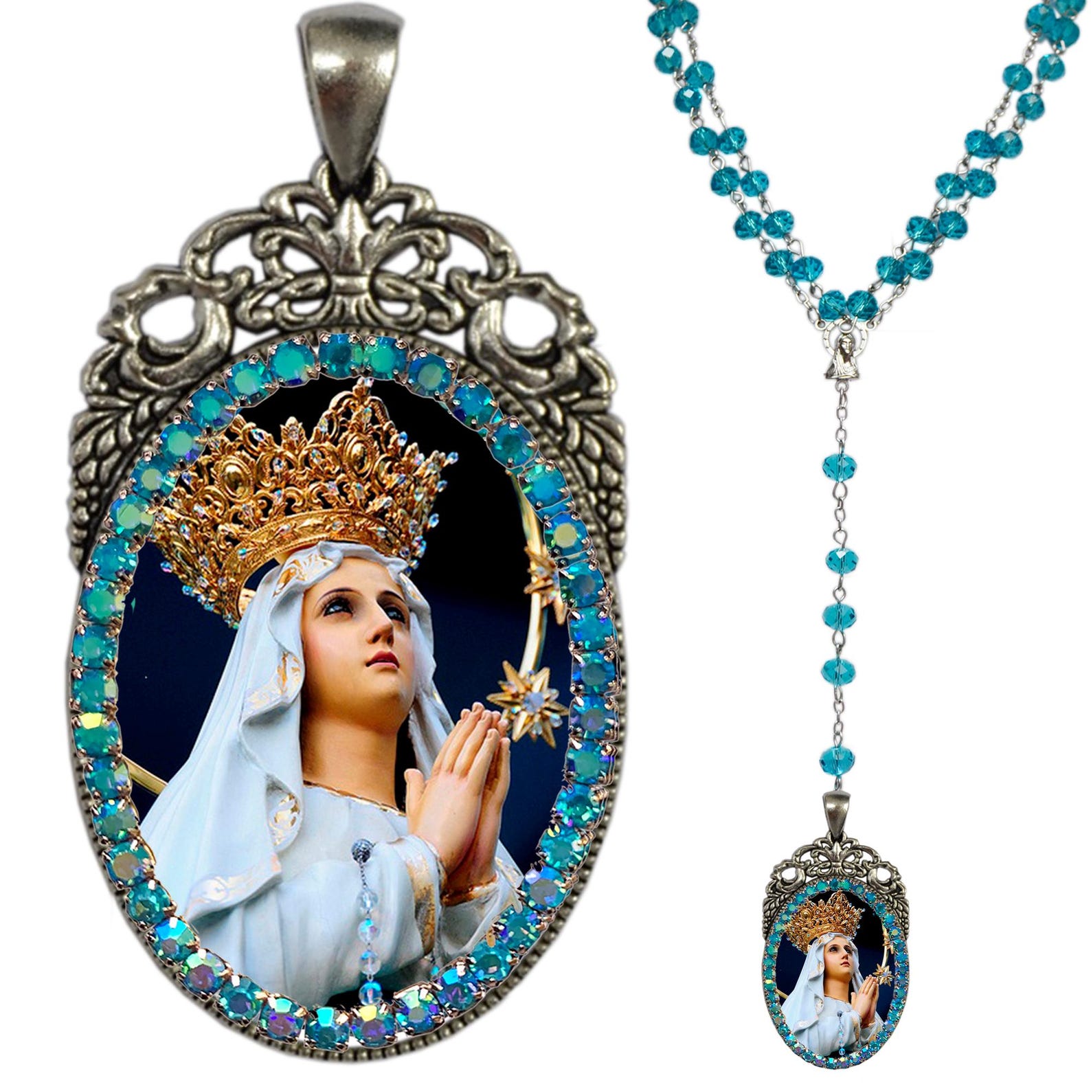 Our Lady of Lourdes Rosary; Patron Saint of the Sick People, Bodily ...