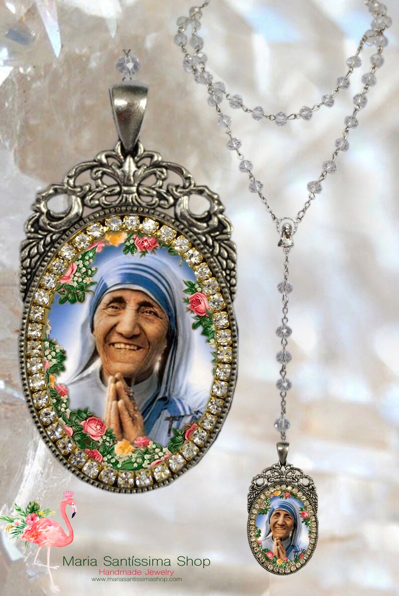 Rosary of Saint Mother Teresa of Calcutta Handmade Catholic - Etsy