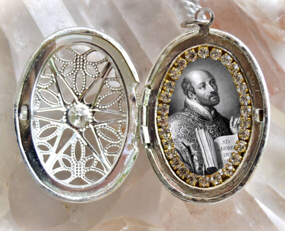 St. Ignatius Loyola Handmade Locket 