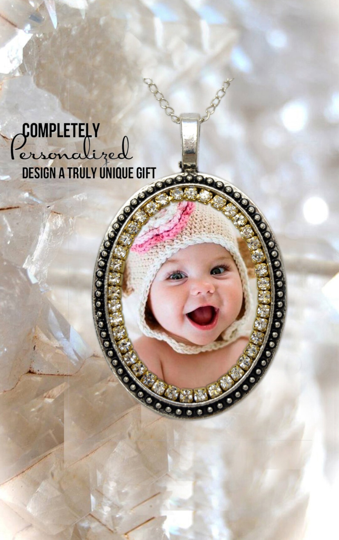 Your Own Photo Custom Picture Necklace Personalized Etsy