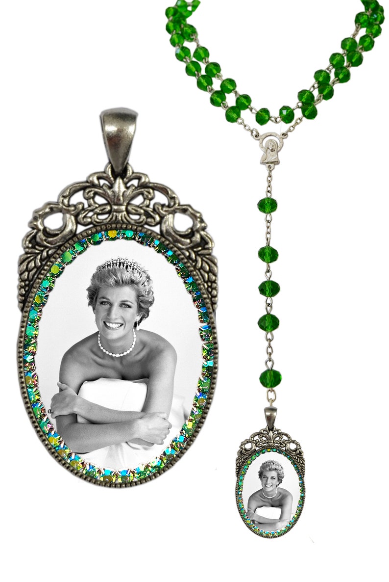 MEMORIAL Rosary Custom with YOUR PHOTO image 3