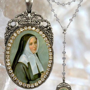 Saint Bernadette Soubirous Rosary Patroness of Bodily - Etsy