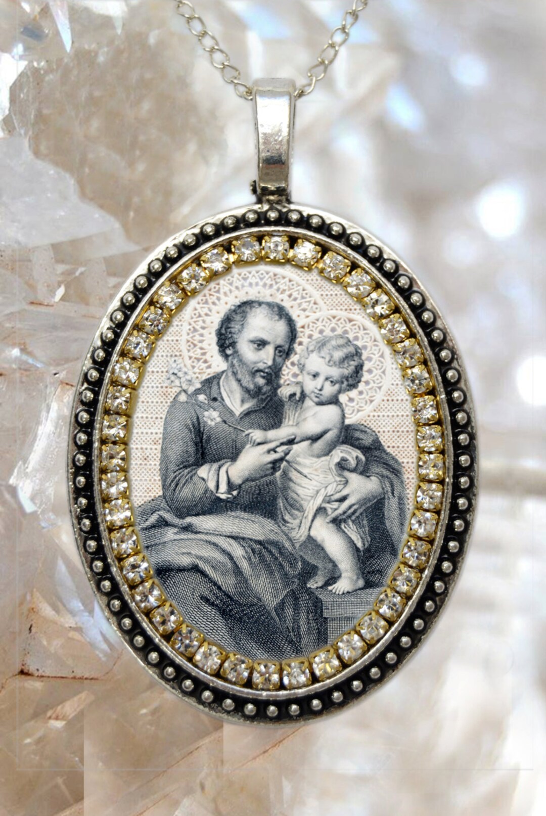* vintage pendant ❀ 聖ヨセフ・マリア様 ペンダント トップ il_1080xN.920311715_k5kt.jpg