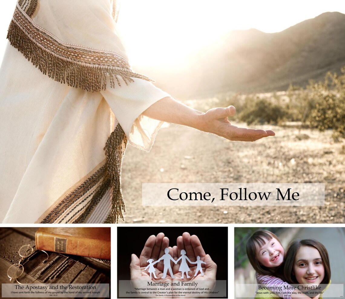 Come Follow Me Youth Theme 13POSTER PACK color Lds Yw & Etsy Australia