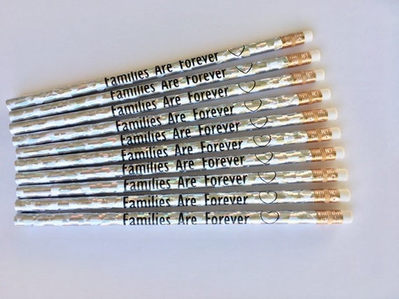 TEN families Are Forever PENCILS 10 LDS Primary 