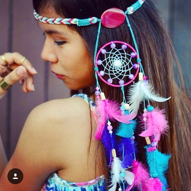 Fairy Floss Dreamcatcher Headpiece Festival Hippie Gypsy - Etsy Australia